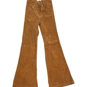 Tan Corduroy Flare Pants